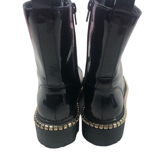 Alexis Bendel Queen -gem embellished logger boots size 6 - Picture 6 of 9